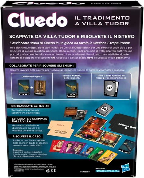 cluedo escape - il tradimento a villa tudor|Cluedo Escape, Il Tradimento a Villa Tudor .